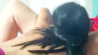 Doggy Fucking My Stepsister While Sucking the Pussy of the Neighbor Grandmother