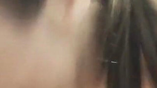 Mature with Saggy Boobs Enjoys Sucking Cum Through a Dick Oral Creampie