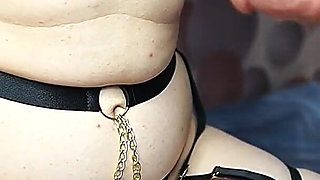 Squirt on Camera From a BDSM Fan