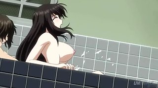 Japanese Stepsiblings' Forbidden Bathtub Encounter - Uncensored Hentai