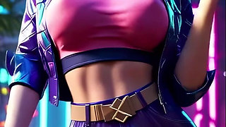 Akali's Seductive Dance (Beyonce - Partition) LOL 3D Dance