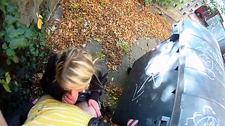 Fellow fills young blonde floosy Emma and fucks her hard