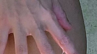 Small titted brunette amateur anal nailed at home