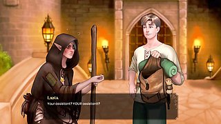 Wild dating sim featuring sexy animated action with big-boobed elves and more