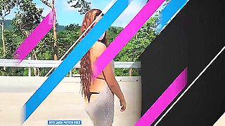 Preview#3 Filipina Model Miyu Sanoh Flashing Her Breast Pussy And Behind In Full Backless Knitted Dress With No Panties And Bra While Walking On The Road - Xxx Pinay Exhibitionist And Nudist 6 Min -