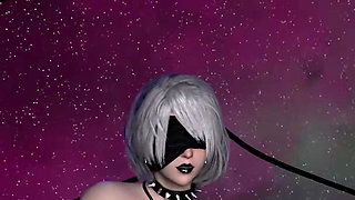POV - Stellar Blade's Eve & Nier Automata's 2b - JAV Mocapped Sex Scene - Experimental Scene
