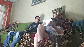 Interactive solo play with my favorite hentai and a focus on my pussy