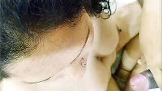 Aunty HandJob with Boyfriend