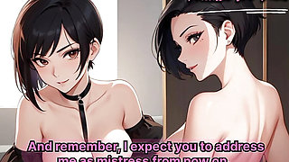 Mistress wants to dress you up like her fucktoy and help you train with a strap-on (FEMINIZATION ROLEPLAY - AI GENERATED)