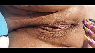 Horny Slut Plays With Herself Until Morning Creamy Squirt