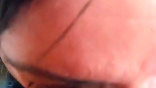 Tight Green Leather Pants Cameltoe Blowjob & Doggy with Cum on My Fur Coat & Downjacket- Preview