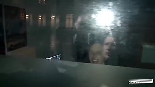 German Milf Fucks In The Bus For Money