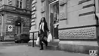 Horny Humiliation : Smoking Hot Lesbians Cram Their Asses