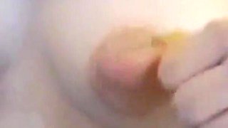 Nipple Play, Masturbation, Nipple Orgasm by Watching Porn