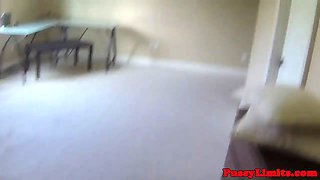 Ebony slut dominated roughly by maledom