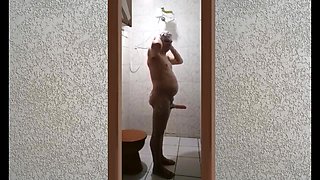Meu Banho Gostoso Com o Pau Duro 005