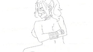 Woman Alternative Style Tied Up