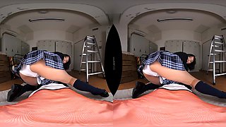 Trapped In The Storage Room With The Younger School Club Manager Part 1 - Asian Schoolgirl Hairy Pussy Hardcore