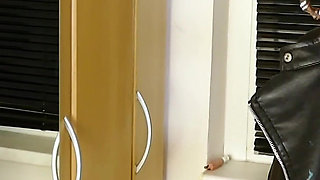 Slim German Latina Girlfriend Give Quick Deepthroat POV Blowjob Before Go Out