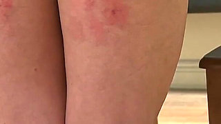 Knicker Cheat Schoolgirl Gets a Caning