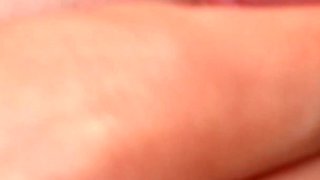 POV: Big Natural Tits Secretary Jerks off Her Boss at the Office