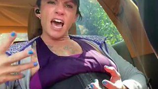 Talk about motivation for squirting big clit in the car