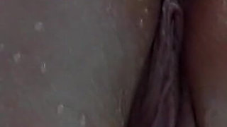 Blonde Poolside Footjob and Wet Tease