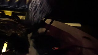 Katrina angel and friend with big black cock in glory hole