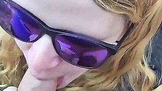 Neujahrs Auto-panne Endet Mit Bezahl Blowjob Und Facial