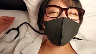 Ocas with white coat glasses sluts