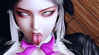 Queen Pixelated Beauty: 3D Girl with a Big Boob Spell - 3D Animation Hentai
