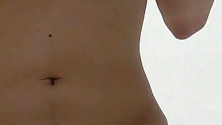 Girls Only Apartment in Japan, a Room Where Nice Body and Big Tits Girl Seduces While Do Fitness Training in Micro Thong Bikini