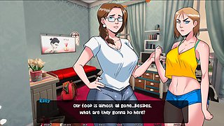 Visual novel adventure with Misskitty2k in a dawn scene filled with steamy action