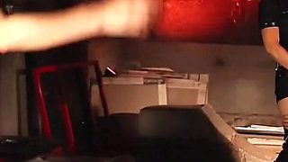 Pt1 Slave Training in a Basement & Double Domination: Sissy Fucked, Slave Whipped - Mistress Julia & Diane K