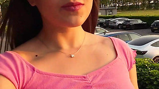 Serina Gomez Lost in Holland Wetting Jeans Outdoors