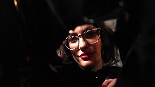 Confined in Latex Sack POV