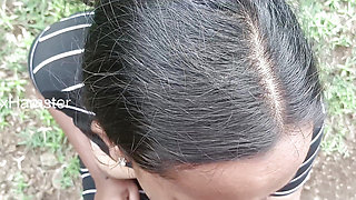 Desi indian Marathi kavita bhabhi fuck in jungle and cum in mouth and cum on face