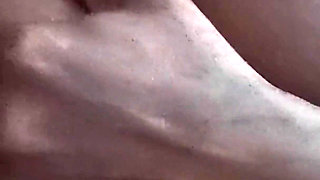 Fingering My Shaved Pussy Squirting Outdoors Squeezing My Small Tits