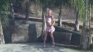 Hot blonde enjoys a big cock in the ass