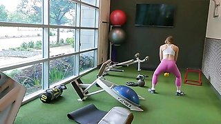 Ophelia Kaan gets picked up at gym then fucked at apartment
