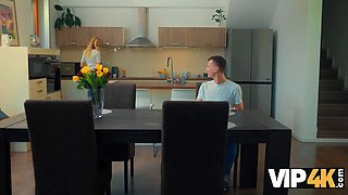 Vip4k. cougar hunts for her daughters-in-law boyfriend's teenage and hard dick