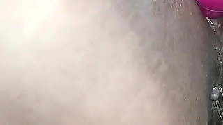 My Stepsister Masturbated and Squirting Orgasm in Front of Me,