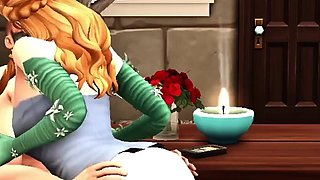 The Blissful Simmers_sims Eros and Flora Sneak off for Sex on the Picnic Table