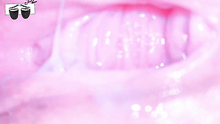 pink tight virgin pussy creampie close up