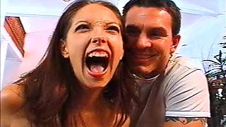 Amateur Bikini Babe in Blue is POV Blowjob Slut