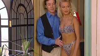 Two wonderful chicks from German loves sharing a hard pecker