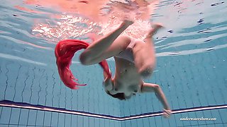 Hot Duna Bultihalo Cute Teen Swims and Strips