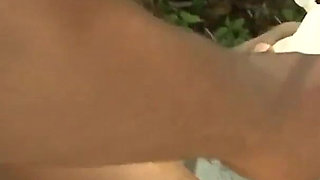 Victory Phoenix fucks black cock in her mouth and ass and makes him cum