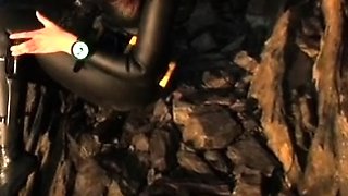 German amateur couple fucking outdoors