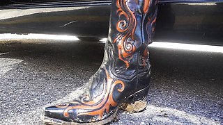My BF Said You Have to Clean My Cowgirl Boots! Custom Clip